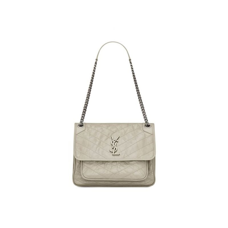 SAINT LAURENT NIKI MEDIUM IN CRINKLED VINTAGE LEATHER