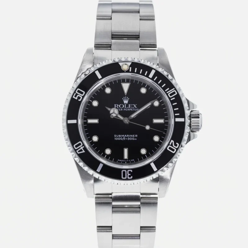 Rolex Submariner Series 114060-0002 Black Disk Watch (Black Water Ghost)